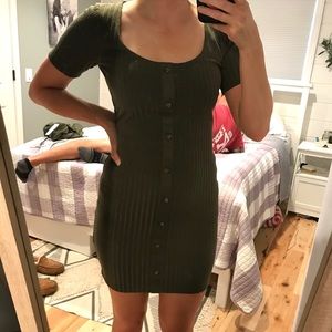 Dark green dress